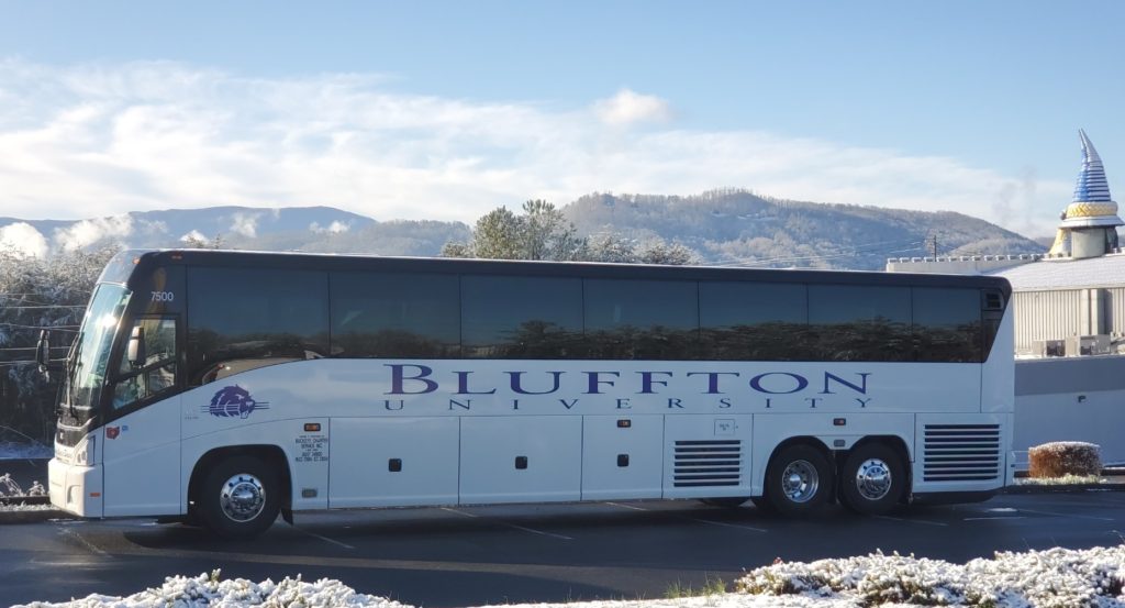 Buckey charter Service Bus Bluffton University